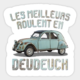 2CV rouille Sticker